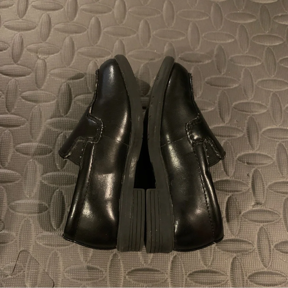 Dress Shoes Classic Black Kids Loafers Toddler Boys Size 6 Slip On Cherokee